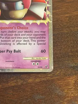 SLOWKING 85/90 PRIME RARE HGSS UNDAUNTED POKEMON HOLO - Image 4