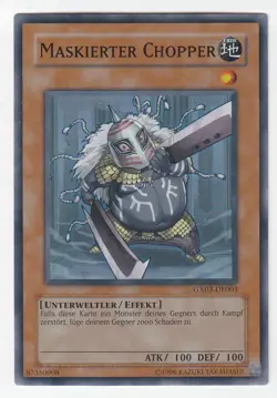 YU-GI-OH PLAYED Maskierter Chopper Super Rare - Image 1