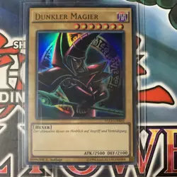 Yu-Gi-Oh! Dunkler Magier YGLD-DEB02 Ultra Rare 1. Auflage Deutsch NM - Image 1