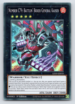 Number C79: Battlin' Boxer General Kaiser - LD10-EN035 - Super Rare - Yugioh - Image 1