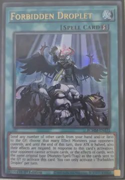 YuGiOh Forbidden Droplet Ultra Rare 1st Edition BLMM-EN171 - Image 1
