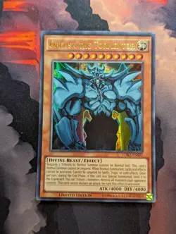 Yugioh - Obelisk The Tormentor - Ultra Rare - LDK2-ENS02 - Limited Ed - Mod Play - Image 1