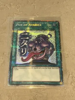 Yu-Gi-Oh RA05-EN114 POT OF AVARICE Starlight Rare 1st Edition NM English - Image 1