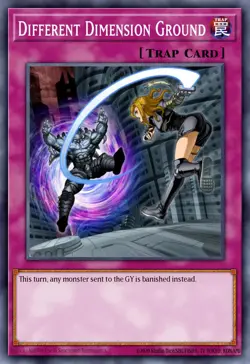 Yugioh RA04-EN101 - Different Dimension Ground - Secret Rare - Image 1