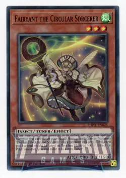 Yugioh PHHY-EN025 - Fairyant the Circular Sorcerer - Super Rare - Image 1