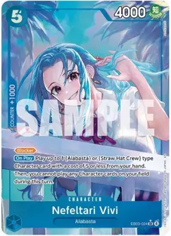 Nefeltari Vivi (024) (ALT) X1 -NM/M- Extra Booster: One Piece Heroines Edition - Image 1
