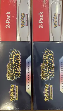 Pokemon Surging Sparks Elite Trainer Box Costco Bundle (2 sealed boxes) - Image 2