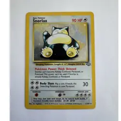Pokemon Snorlax 11/64 Jungle Holo Rare Basic Card 1999 English - Image 1