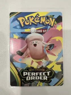 Pokemon TCG Perfect Order Trainer Tips Art Card Mega Clefable NM - Image 1