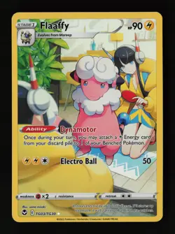 Flaaffy TG03/TG30 SWSH12: Silver Tempest Trainer Gallery Pokemon Card - Image 1