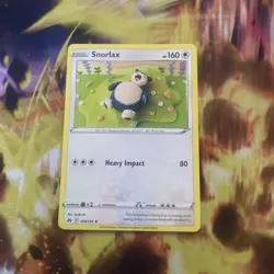 Snorlax 109/159 Crown Zenith Rare Pokemon Card Non-Holo, Near Mint!! - Image 1
