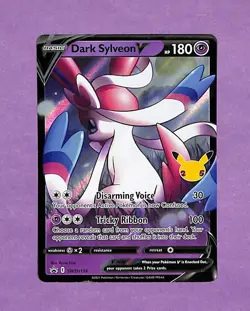 Black Star Promo Dark Sylveon V SWSH134 Promo SWSH: Sword & Shield Promo Card - Image 1
