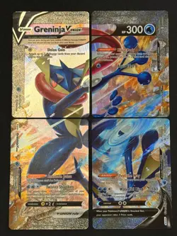 Greninja V-Union SWSH155 - 158 Special Ultra Rare Promo 4 Pokemon Cards NM - Image 1