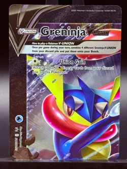 Greninja V-Union SWSH155 - 158 Special Ultra Rare Promo 4 Pokemon Cards NM - Image 2