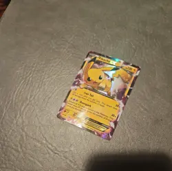 Pikachu EX XY84 Holo Black Star Promo Pokemon MP/HP Card - Image 1