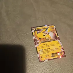Pikachu EX XY84 Holo Black Star Promo Pokemon MP/HP Card - Image 2