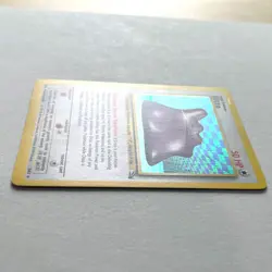 Ditto 3/62 Rare Pokemon TCG Card Holo Fossil 50HP - Vintage Basic 1999 MP - Image 5