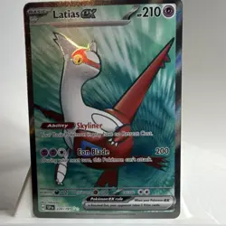 Pokemon Card TCG - Latias ex 220/191 Full Art Ultra Rare Surging Sparks NM - Image 2