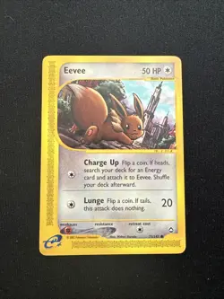 Pokemon Eevee Aquapolis 75/147 e-Reader Non-Holo Excellent Card - Image 1