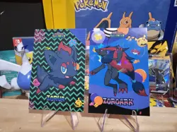 Pokemon Halloween Card Database - Holiday Zorua And Zoroark - 2 Card Lot - Image 3
