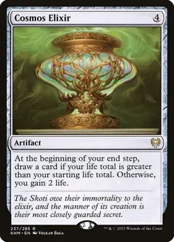 Cosmos Elixir - KHM RARE Artifact MTG TCG Card # 237 - Image 1