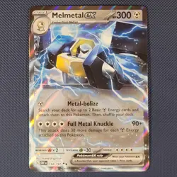 Melmetal ex 153/197 - Obsidian Flames - Rare Holo Pokemon Card - NM - Image 1