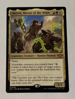MTG Ghired, Mirror of the Wilds - Outlaws Of Thunder Junction LP - Image 1