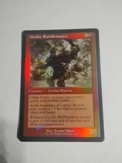 MTG Goblin Rabblemaster 30th Anniversary Play Promos 22/30 Foil Rare - Image 1