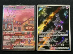 pokemon 151 promo lot Mew 053 Mewtwo 052 - Image 1