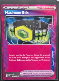 Maximum Belt 154/162 Temporal Forces A-Spec Pokemon 2024 - Image 1