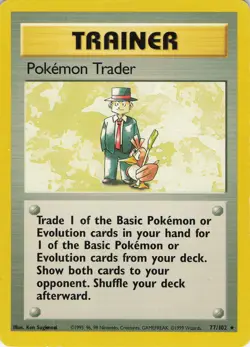Pokemon Trader - Base Set (BS) 077/102 / Rare LP - Image 1