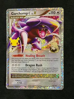 ✨Pokemon Garchomp C Lv.X 145/147 Celebrations Ultra Rare Holo Promo NM - Image 1