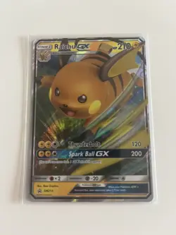 Raichu GX SM213 Promo Holo Near Mint Condition Black Star Promo - Image 1