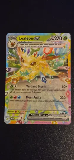 Leafeon ex - 006/131 006/131 Holo SV: Prismatic Evolutions Pokemon NM - Image 1