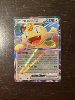 Pokemon TCG - Meowth EX 062/088 - Double Rare - Perfect Order - Image 1