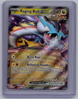 NM Raging Bolt ex Temporal Forces 123/162 Double Rare Pokemon - Image 1