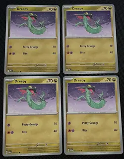 4x Dreepy 071/131 x4 - Prismatic Evolutions - Pokemon TCG - Playset NM - Image 1