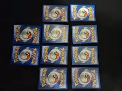 Pokemon TCG Scyther Ninetales Vaporeon Gyrados Clefable Jumpluff Holos Lot - Image 3