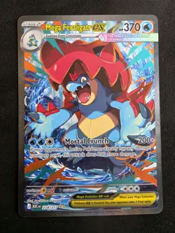 Pokemon TCG Mega Feraligatr Ex Special Illustration Rare 274/217 - Image 1