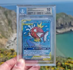 Pokemon Sun & Moon Tag Bolt Magikarp & Wailord GX SR #99 BGS 10 Pristine - Image 1