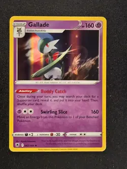 Gallade 062/189 Holo Rare Astral Radiance Pokemon Holo NM/M - Image 1