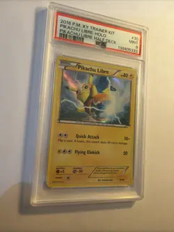 2016 POKEMON XY TRAINER KIT PIKACHU LIBRE HALF DECK #14 PIKACHU LIBRE PSA 9 - Image 2