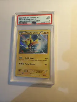 2016 POKEMON XY TRAINER KIT PIKACHU LIBRE HALF DECK #14 PIKACHU LIBRE PSA 9 - Image 3