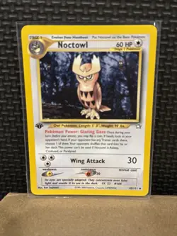 2000 Pokemon Neo Genesis - 1st Edition - Noctowl 42/111 - Ungraded - Image 3