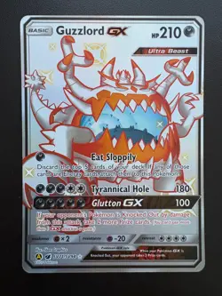 Pokemon TCG: 2019 Hidden Fates Full Art Guzzlord GX (SV71/SV94) - Image 1