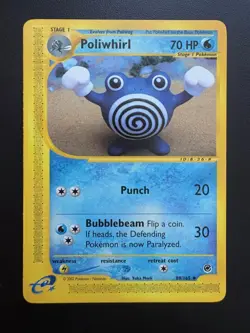 Pokemon TCG: 2002 Expedition Base Set Poliwhirl (89/165) NM/LP - Image 1