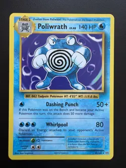 Pokemon TCG XY Evolutions PRE RELEASE DECK EXCLUSIVE Non Holo Poliwrath 25/108 - Image 1