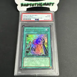 2003 MFC-106 Double Spell 1st Edition Ultra Rare Yu-Gi-Oh! Card PSA 8 - Image 1