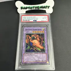 Yugioh Metal Raiders 1st Edition Twin-Headed Thunder Dragon MRD-120 PSA 8 - Image 1