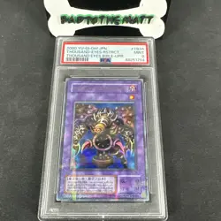 2000 YU-GI-OH! JPN THOUSAND EYES BIBLE #TB-34 THOUSAND-EYES RESTRICT PSA 9 UPR - Image 1